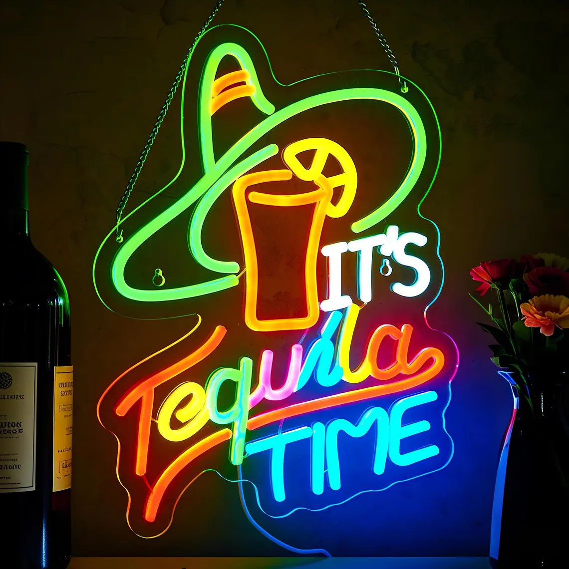 It'S Tequila Time Neon Sign