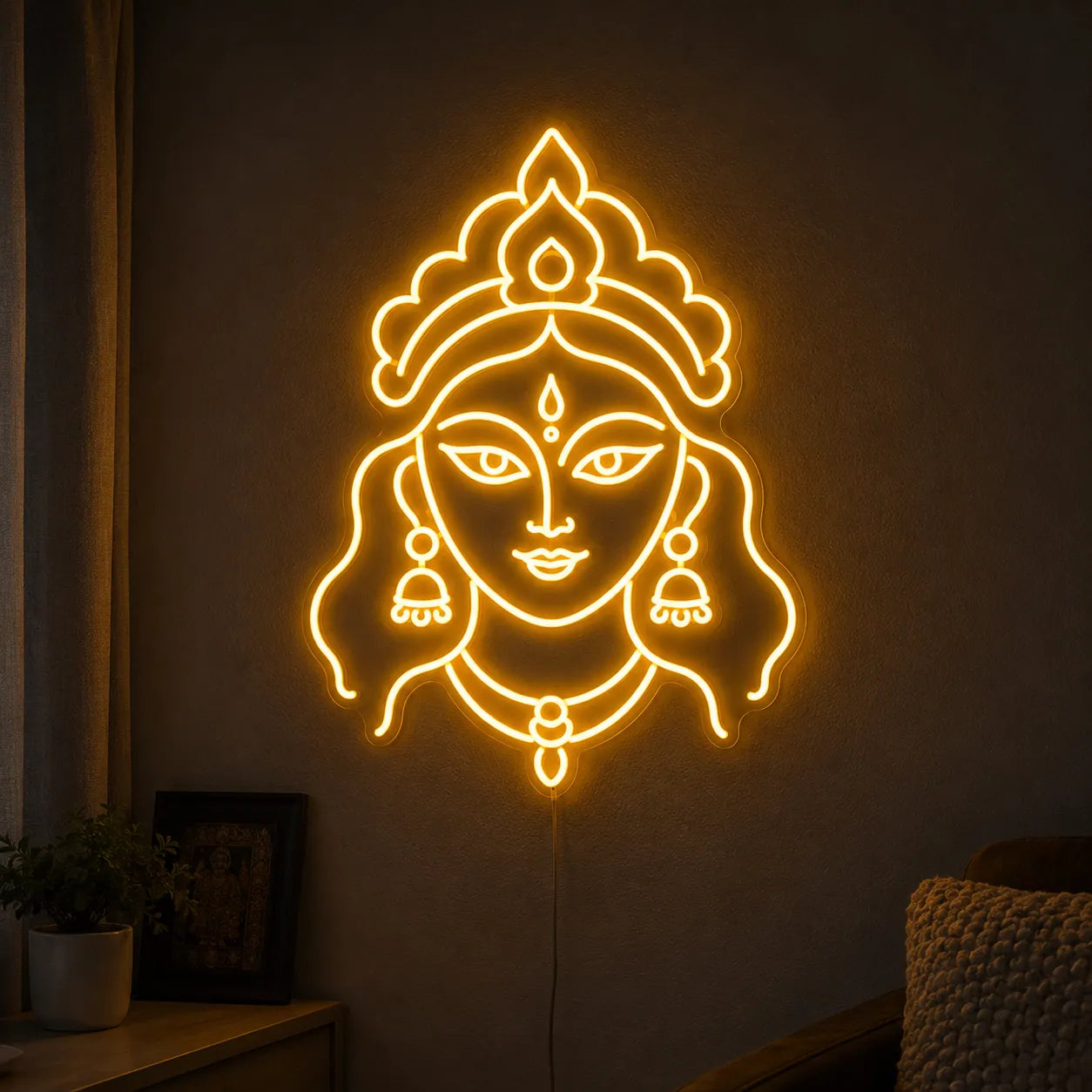 Jai Maa Durga Neon LED Sign
