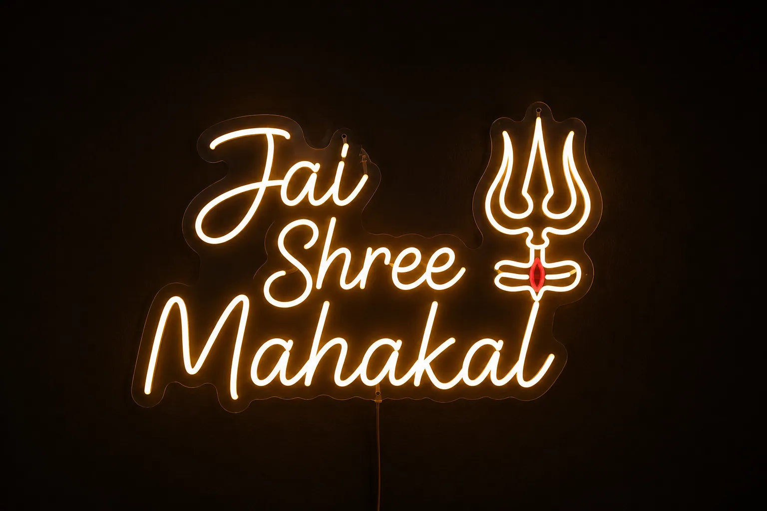 Jai Shree Mahakal Neon LED Sign