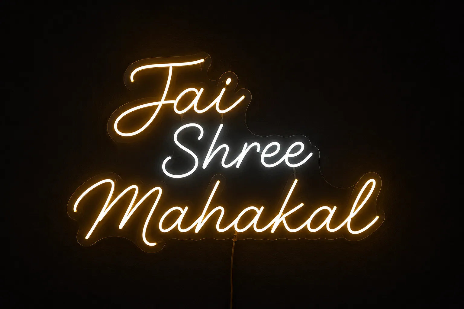 Jai Shree Mahakal Neon Sign