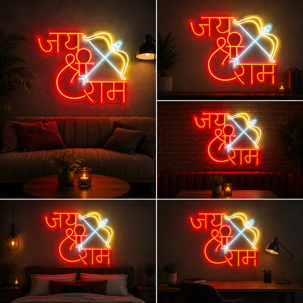 Jai Shree Ram Neon Sign