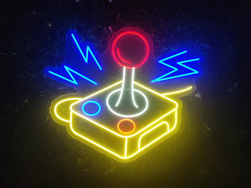 Joystick Neon Sign