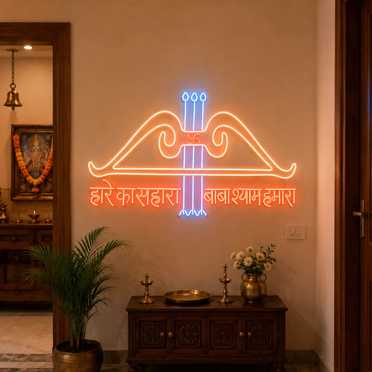 Khatu Shyam Ji Neon Sign