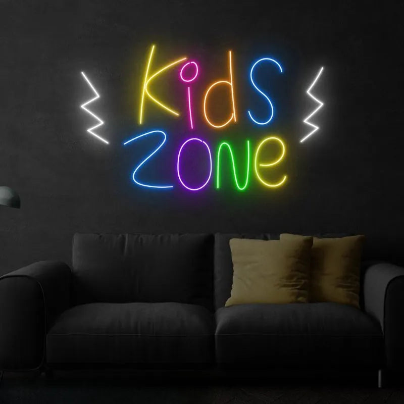 Kids Zone Neon Sign