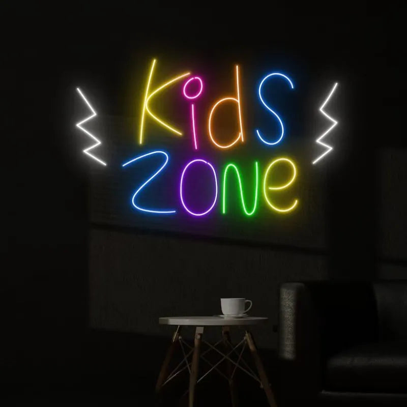 Kids Zone Neon Sign