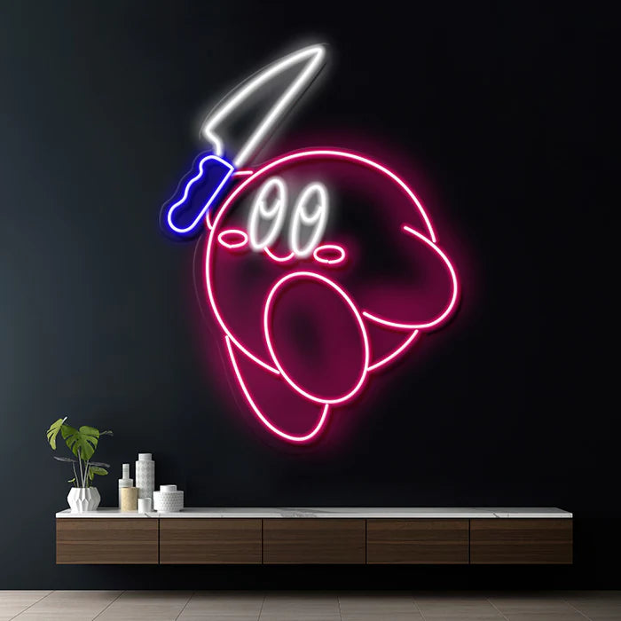Kirby Neon Sign