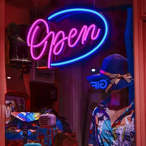 LED Neon Open Sign