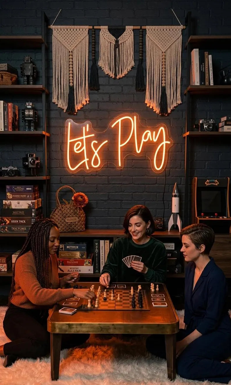 Let's Play LED Neon Sign LED Light