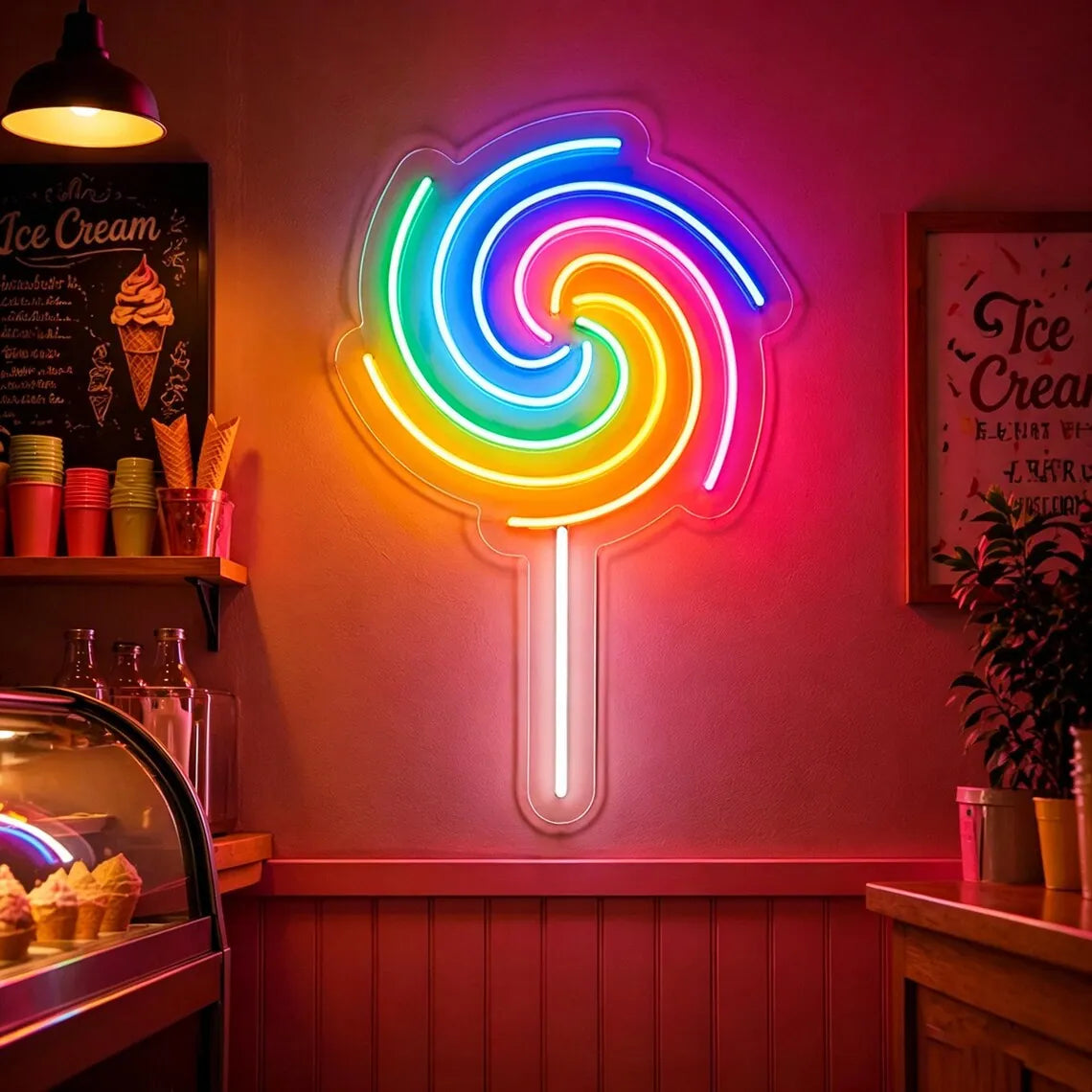 Lollipop Candy Neon Sign