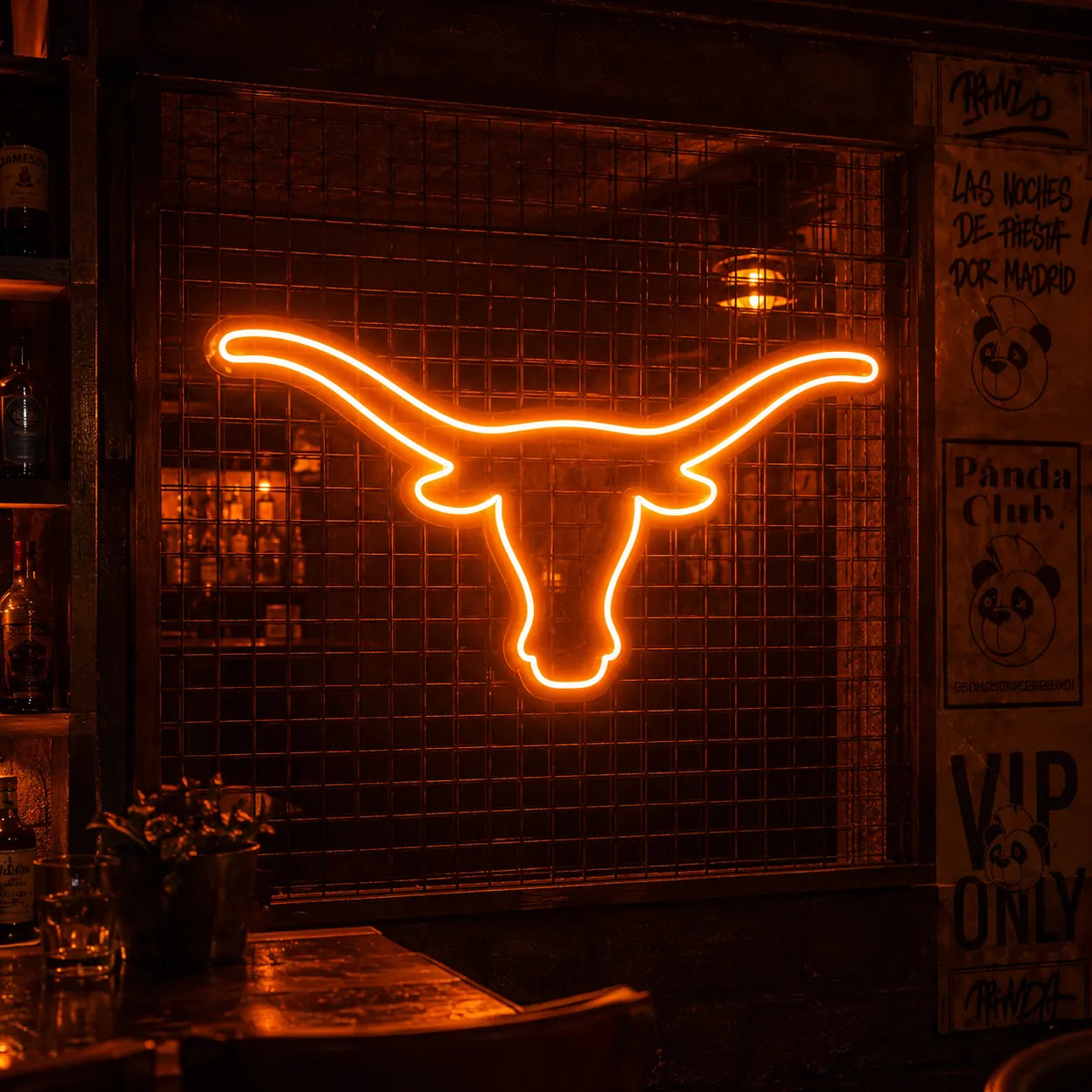 Longhorn Bull Neon Sign