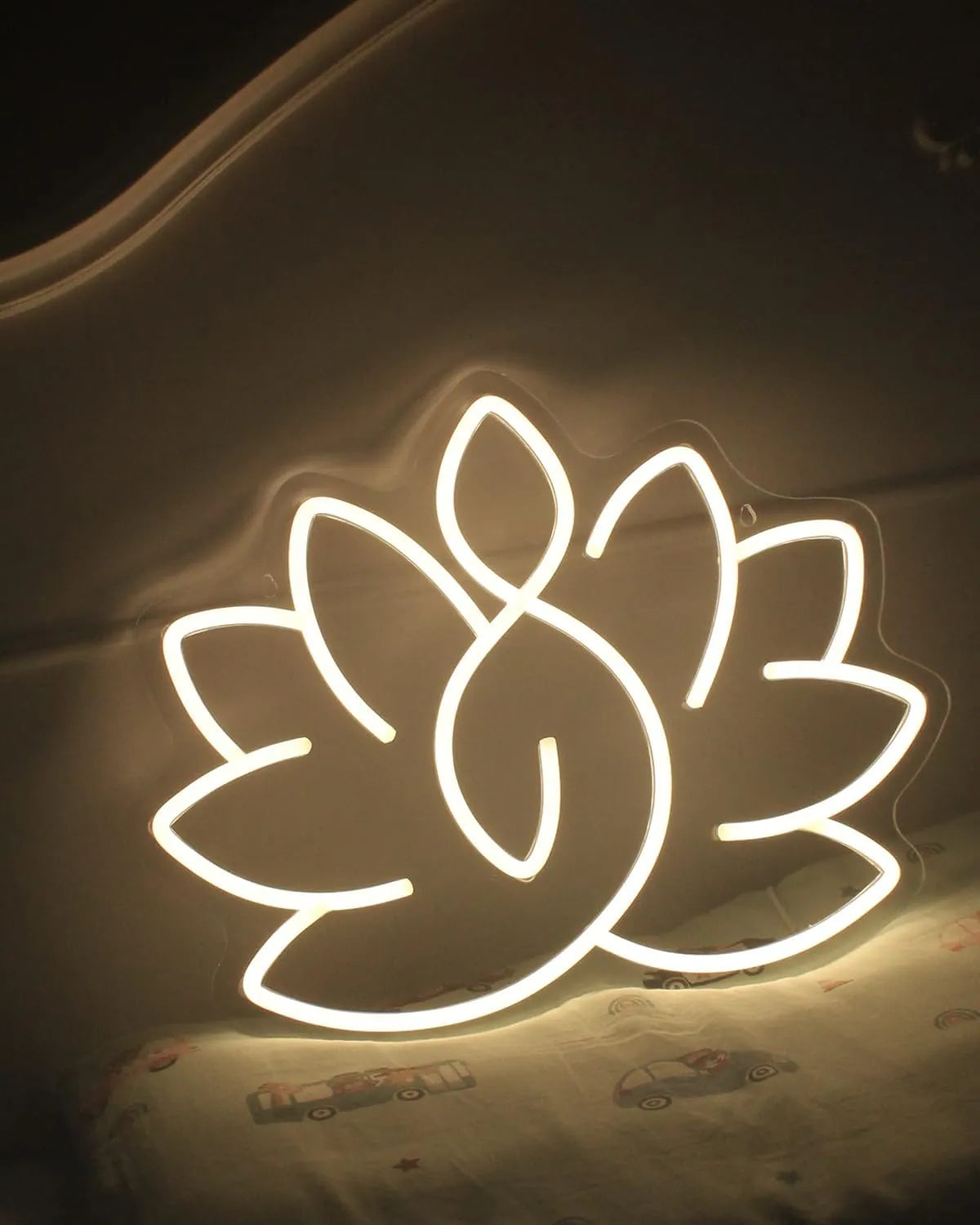 Lotus Meditation Neon Sign