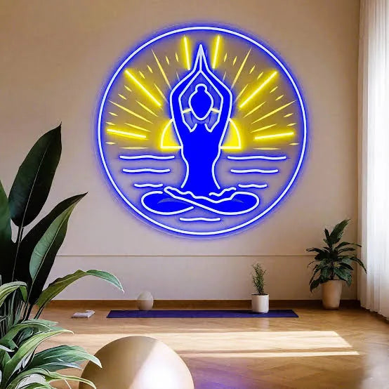 Lotus Yoga LED Sign Neon Sign