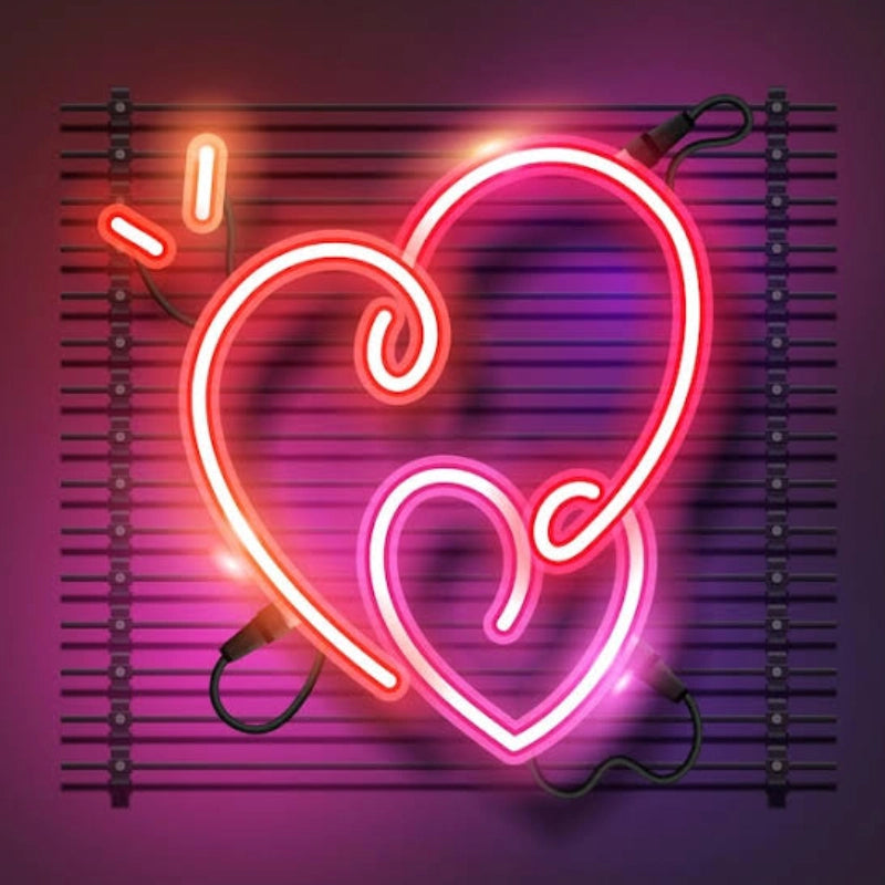 Love neon sign. love neon sign pink