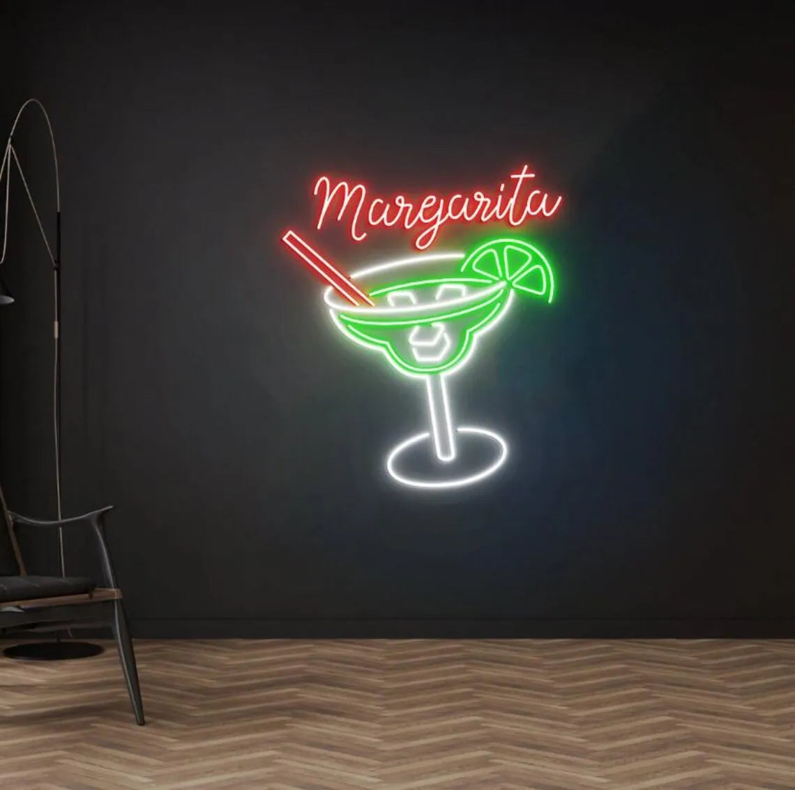 Margarita Cocktail Neon Sign