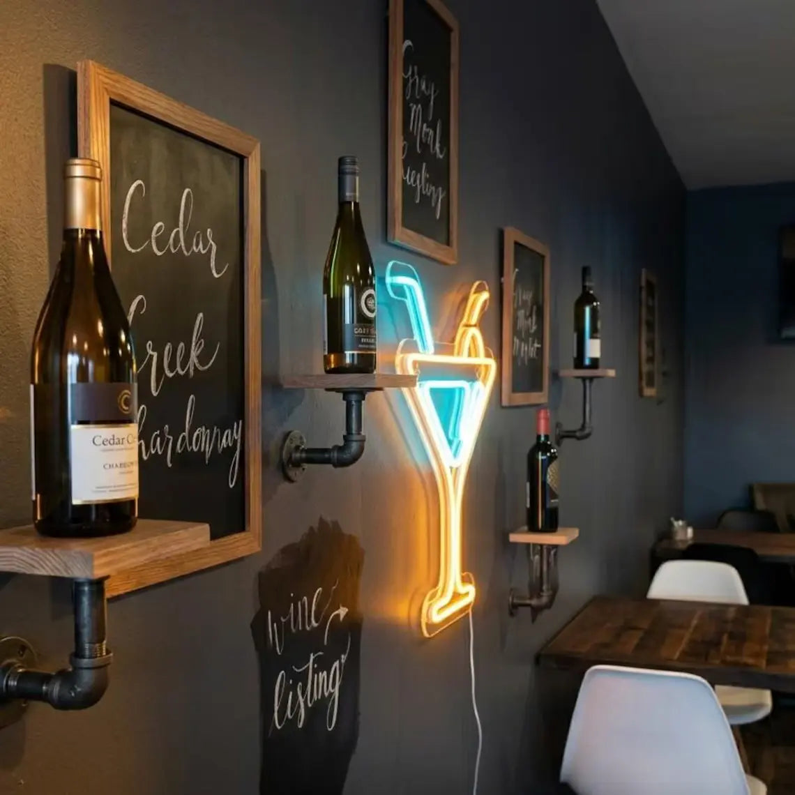 Martini Glass LED Neon Sign