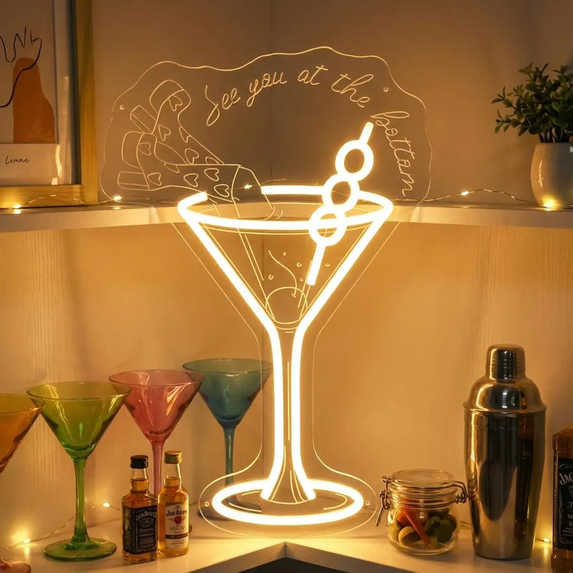 Martini Neon Sign