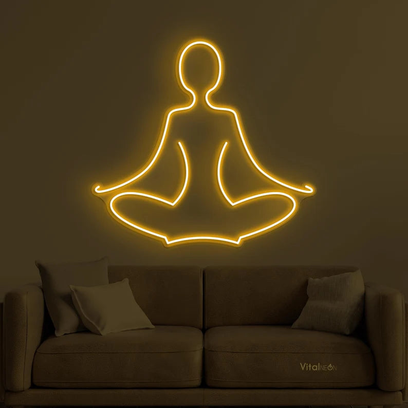Meditation Neon Sign LED Light