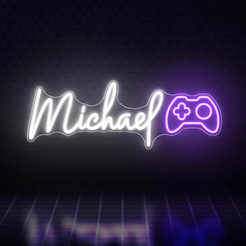 Michael Gaming Neon Sign LED Light