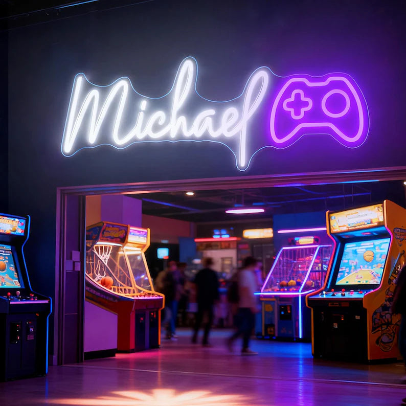 Michael Gaming Neon Sign LED Light