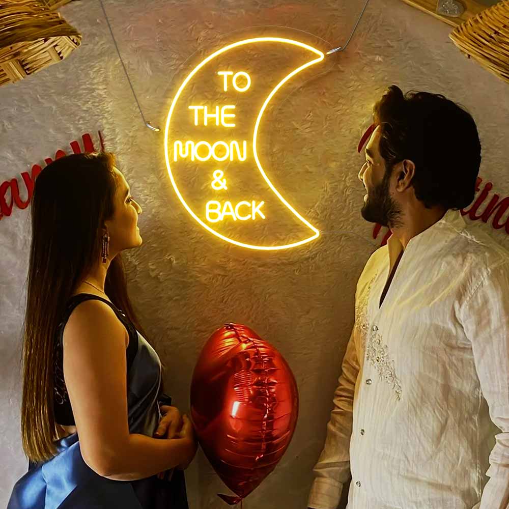Forever To The Moon & Back Neon Sign