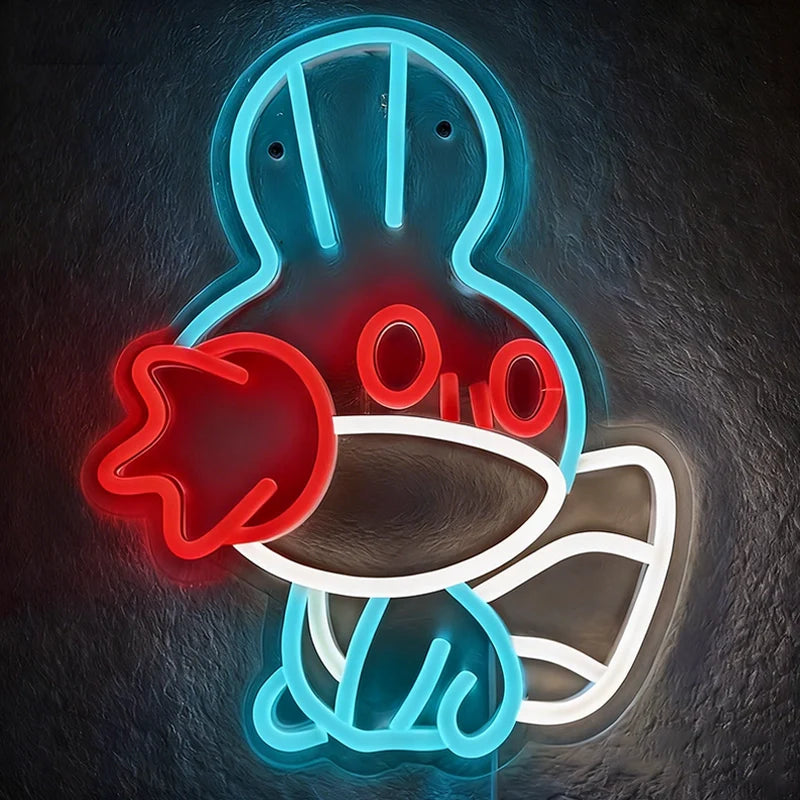 Mudkip Pokemon Neon Sign