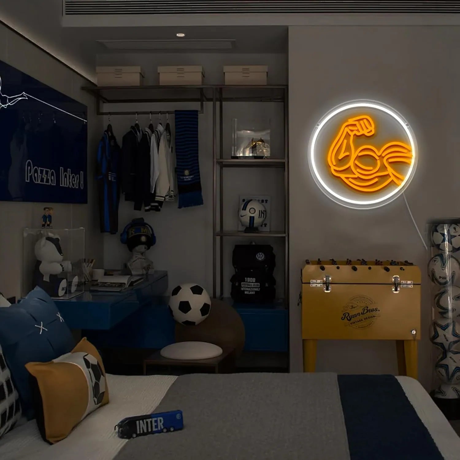 Muscle Arm Neon Sign LED Light