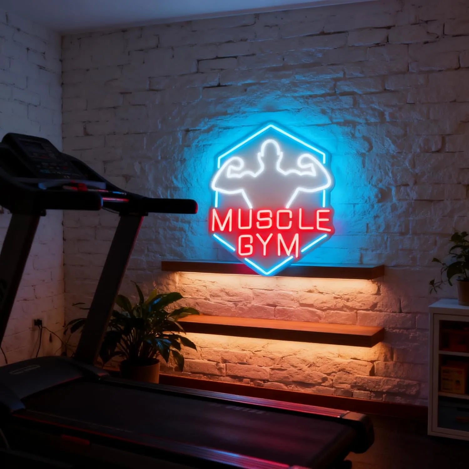 Muscle Gym Neon Sign LED Light