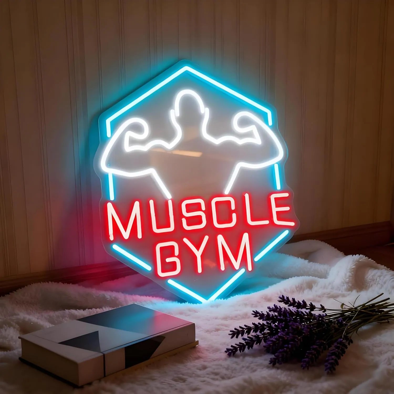 Muscle Gym Neon Sign LED Light