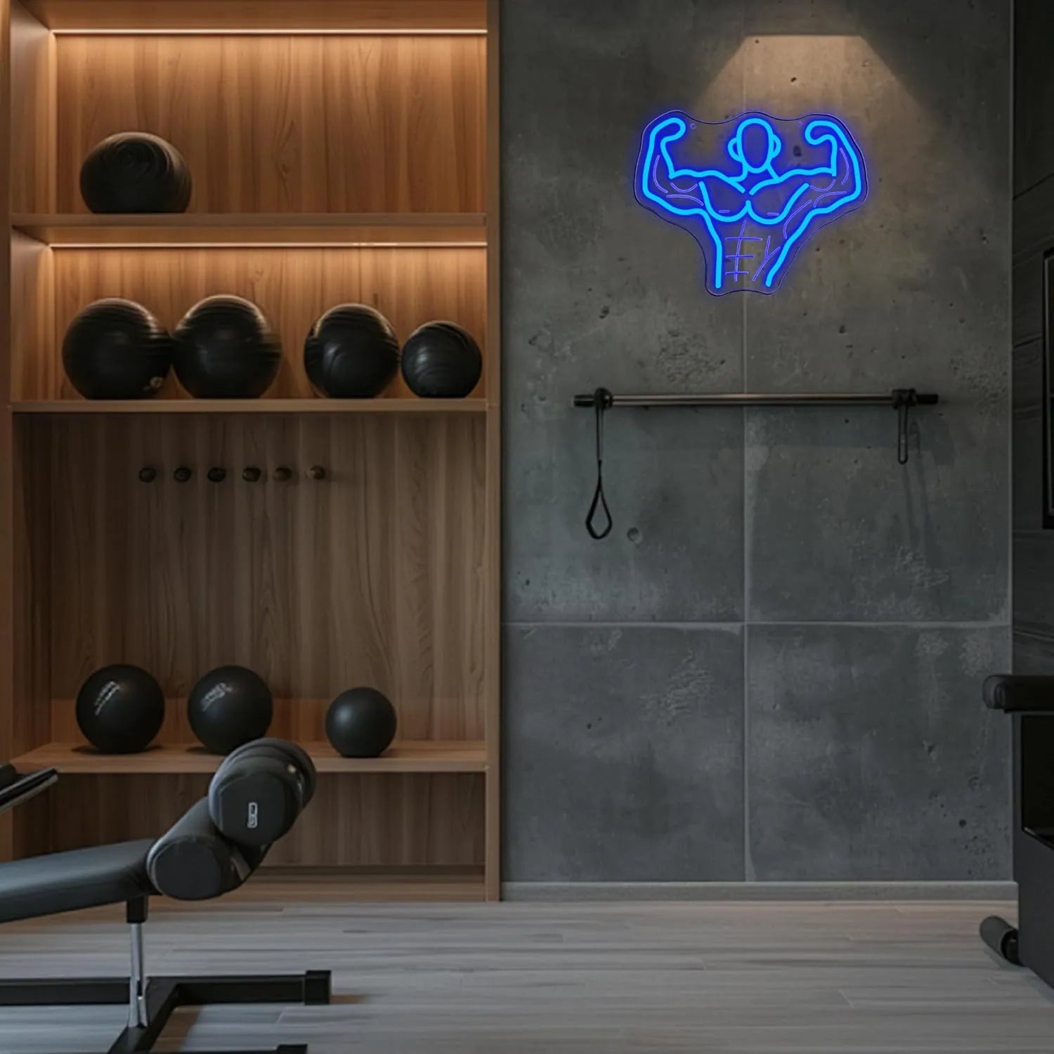 Muscle Man Neon Sign LED Light