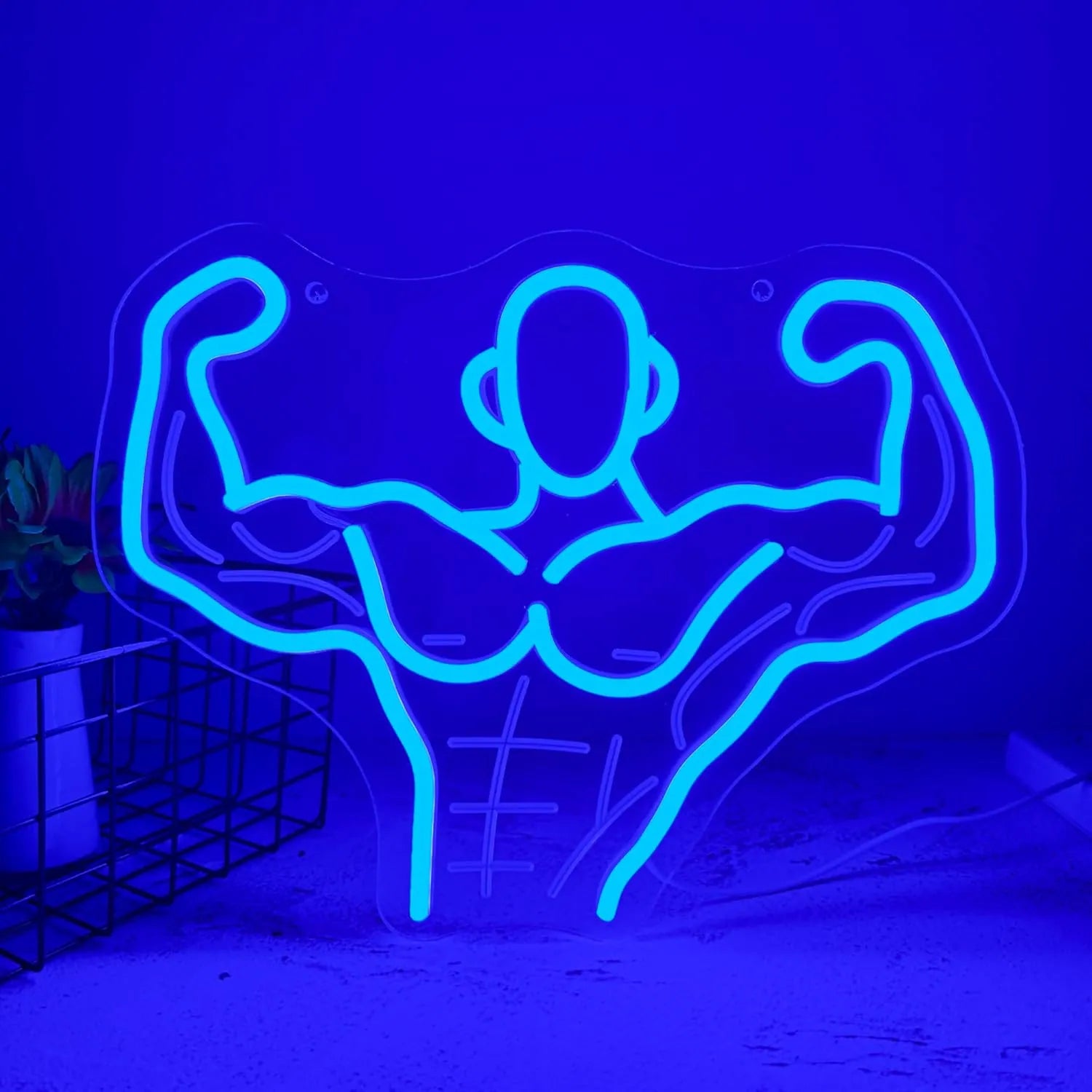 Muscle Man Neon Sign LED Light