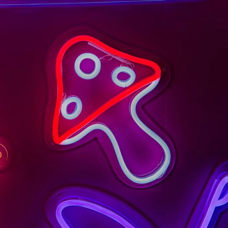 Mushroom Neon Sign