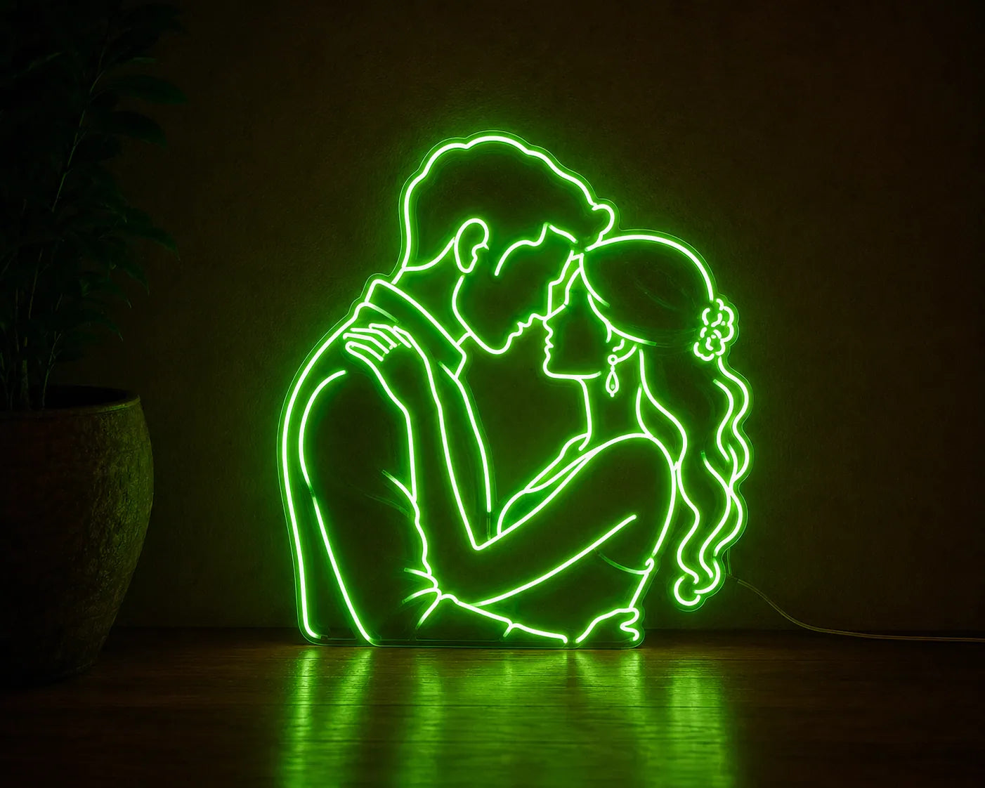 Aesthetic Neon Lights Couple Room Vibe