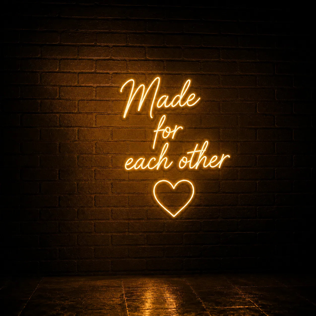 Made for Each Other Love Neon Board