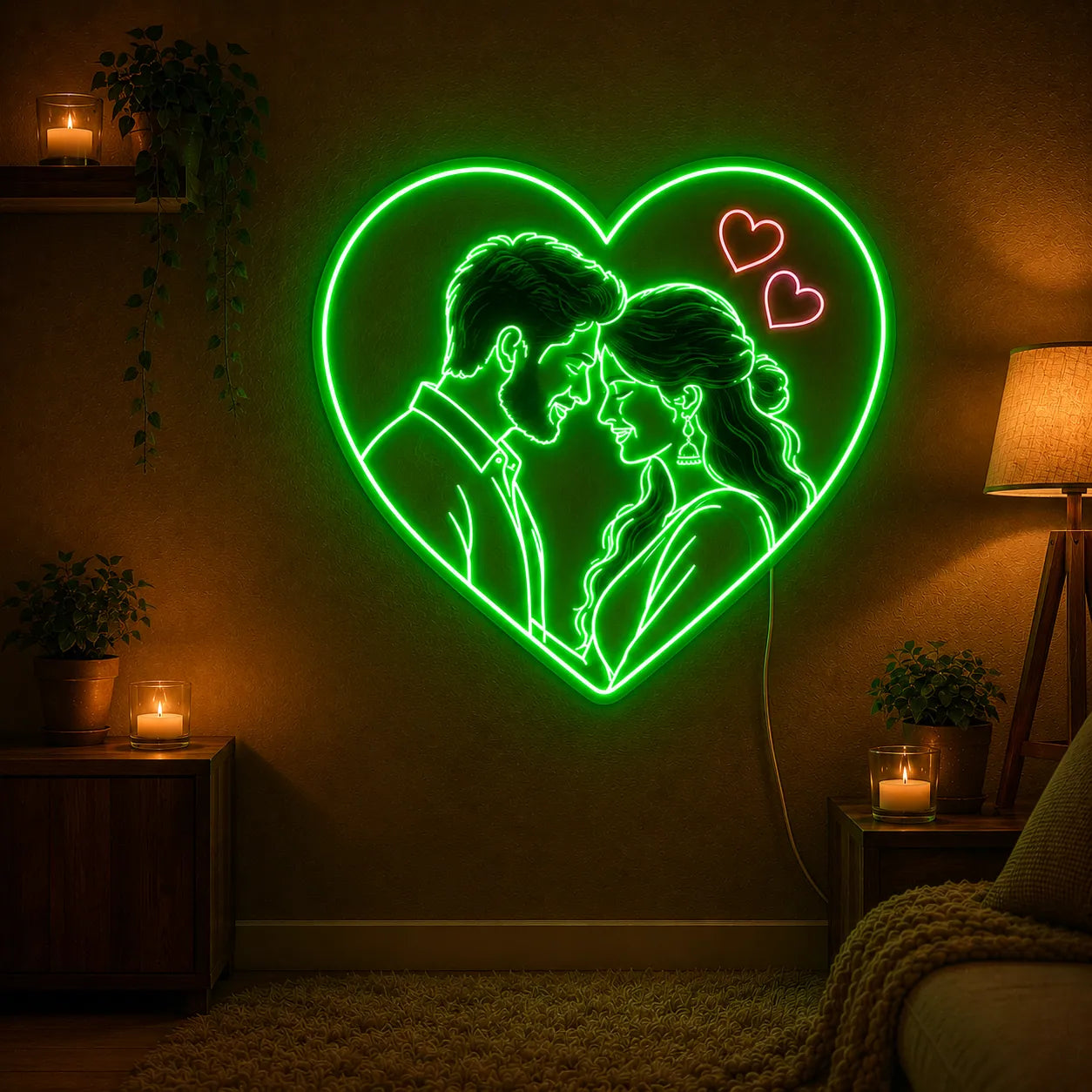 Couple Love Neon Sign for Home Decor