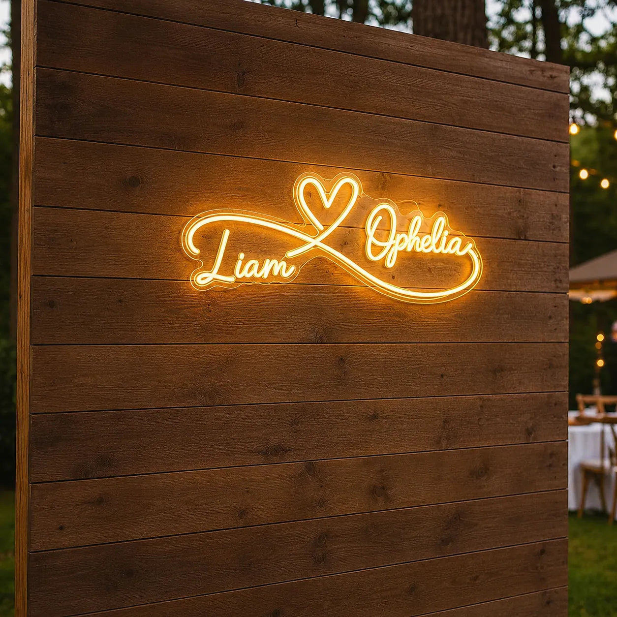 Wedding Couple Name LED Neon Light