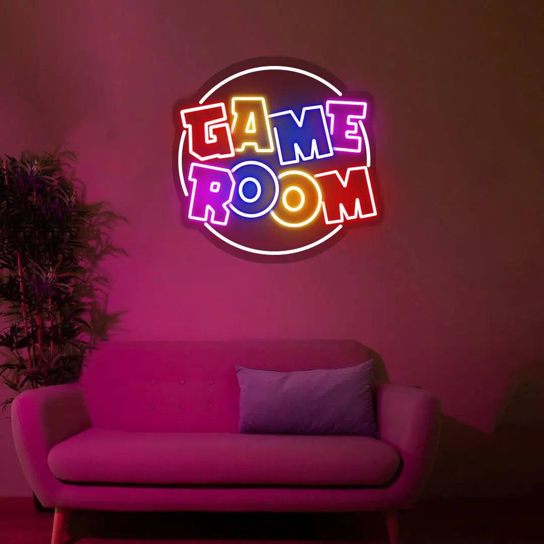 Neon Gaming Room Sign