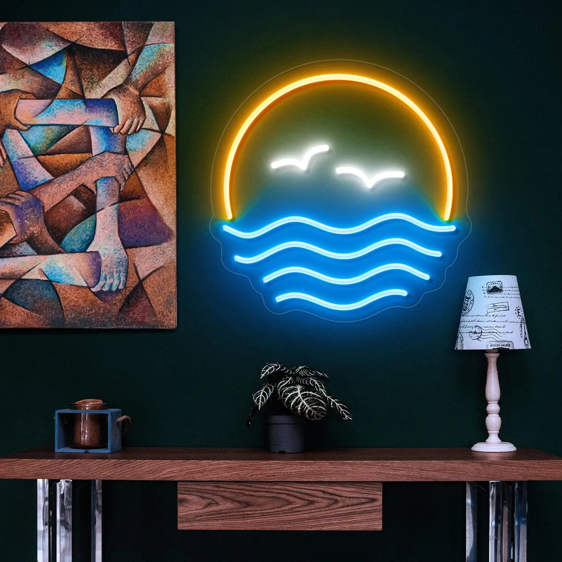 Ocean Wave LED Neon Sign Wall Decor