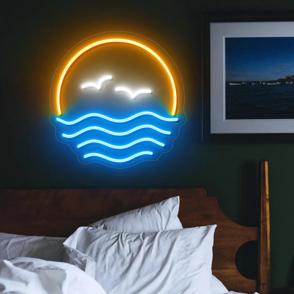 Ocean Wave LED Neon Sign Wall Decor