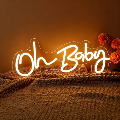 Oh Baby Neon Sign