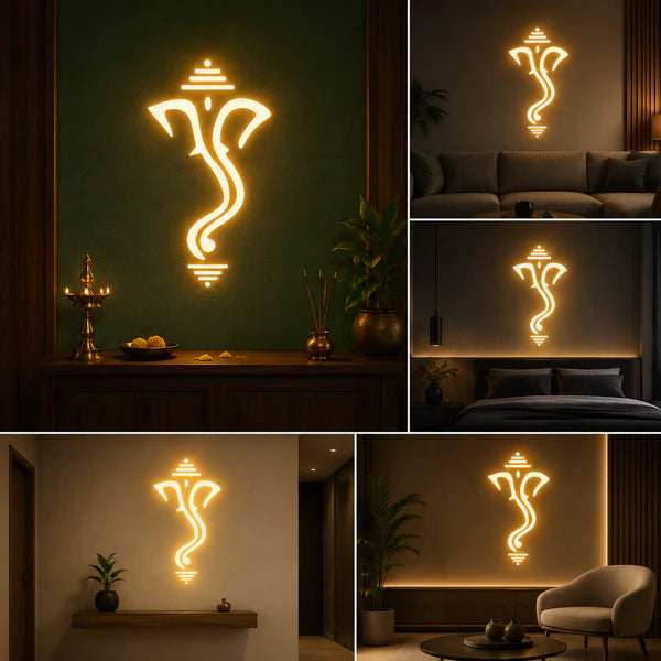 Om Ganesha Neon Sign