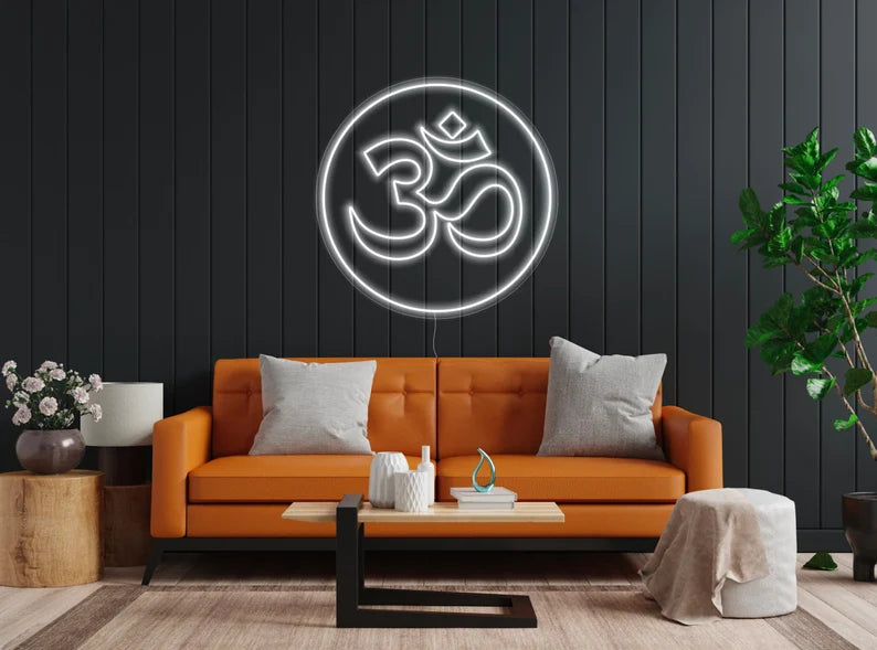 Om Symbol Neon Sign LED Light