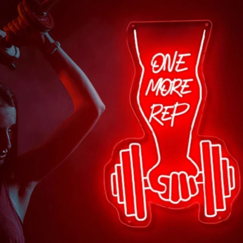 One More Rep Neon Lights