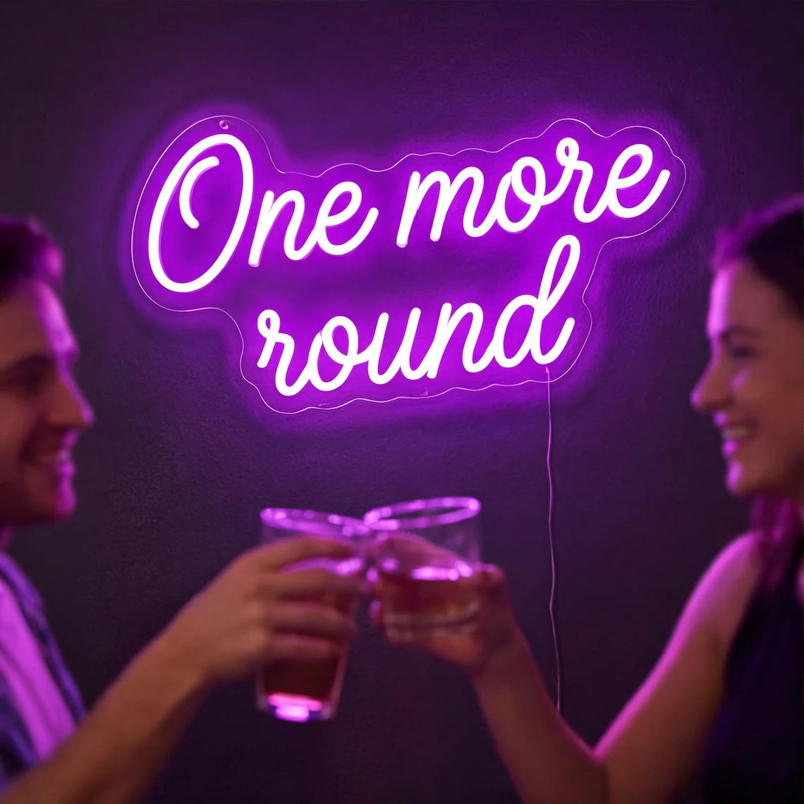 One More Round LED Sign Neon Sign