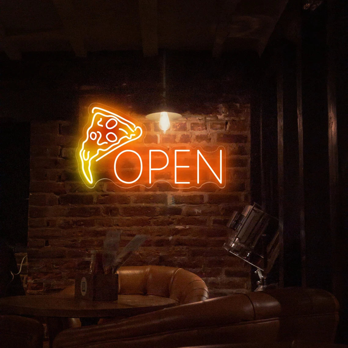 OPEN Pizza Neon LED Sign