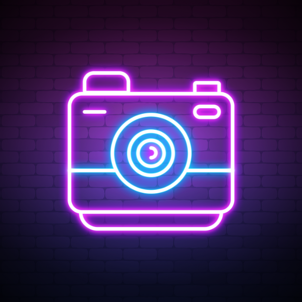 Camera Neon Sign
