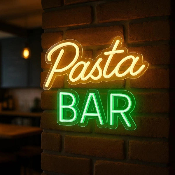 Pasta Bar Neon Sign Restaurant LED Sign