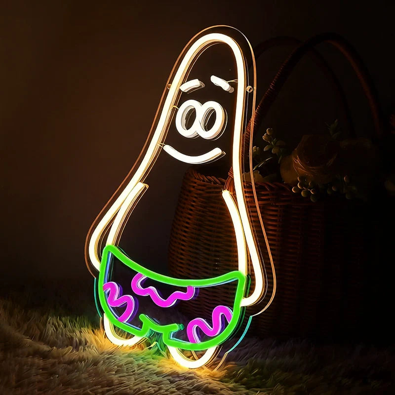 Patrick Star LED Neon Sign