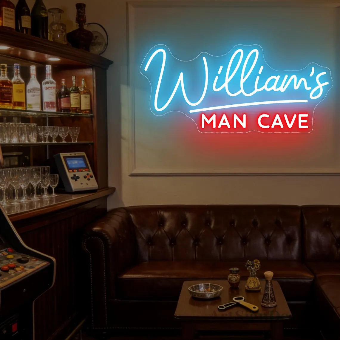 Personalized Man Cave Neon Sign