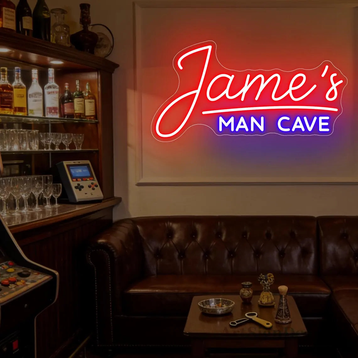 Personalized Man Cave Neon Sign