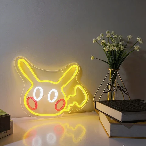 Pikachu Pokemon Neon Sign